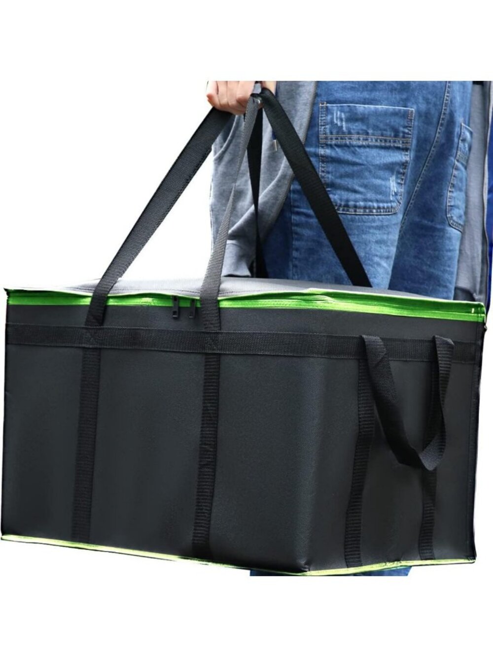 XXXL Insulated Reusable Grocery Bags - Collapsible Thermal Tote for Food